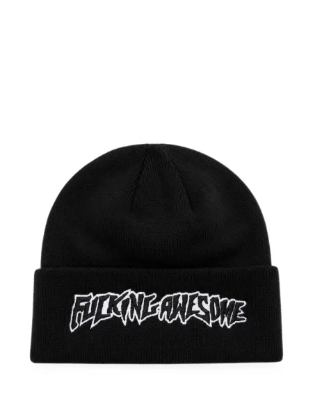 Căciulă Fucking Awesome cu broderie negru