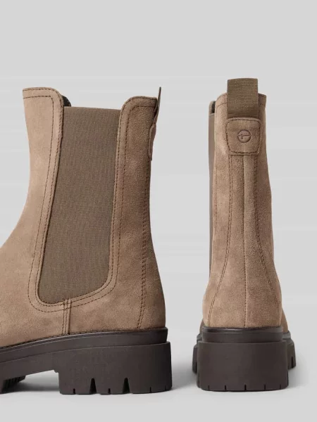 Buty chelsea z naturalnej skóry bydlęcej Tamaris
