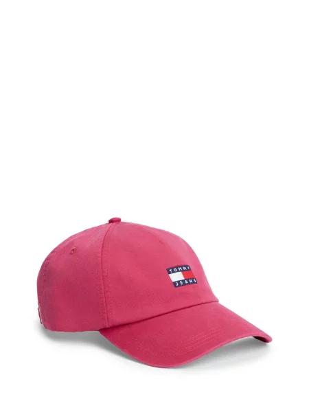 Tommy Jeans Șapcă HERITAGE bleumarin / roz / roșu alb