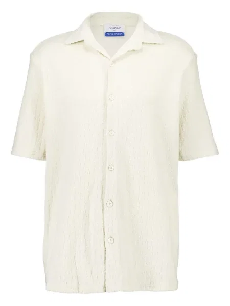 Хавлиени риза Off-white бяло