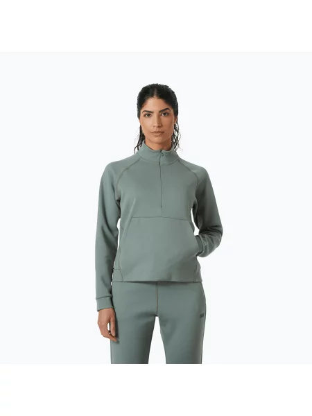 Bluză pentru femei Helly Hansen HP Tech Sweat Half Zip grey cactus gri