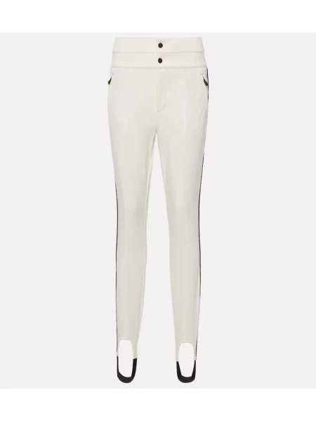 Hlače z visokim pasom Perfect Moment z visokim pasom bela