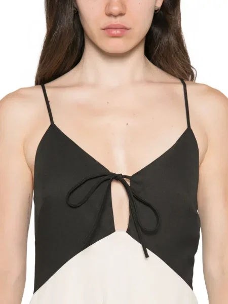 Rochie midi Sea cu decolteu în V