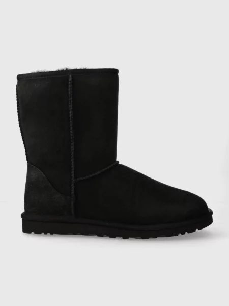 UGG cizme de zapada din piele intoarsa Classic Short negru
