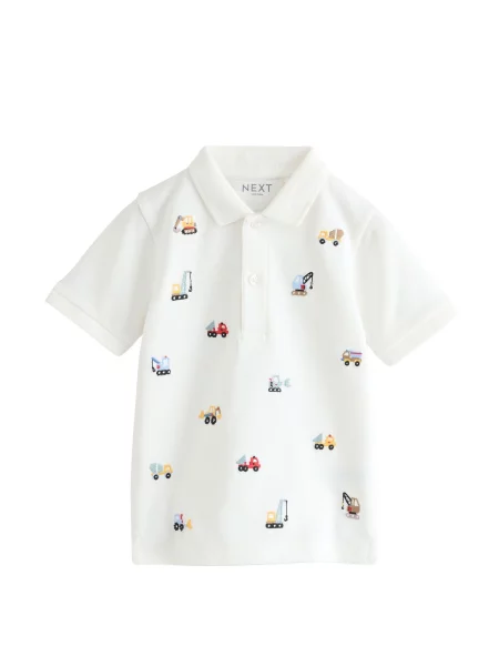Next Tricou albastru deschis / galben / roșu alb