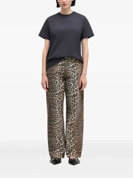 Tricou Ganni gri