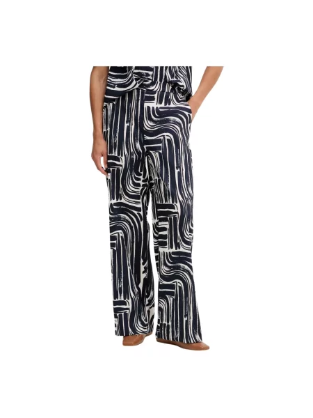 Joseph Ribkoff spodnie wide leg niebieskie