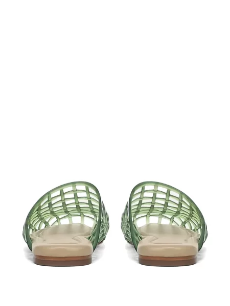 Papuci tip mules Vince fără toc alb