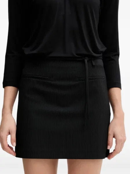 Fusta mini Sisley cu dungi negru