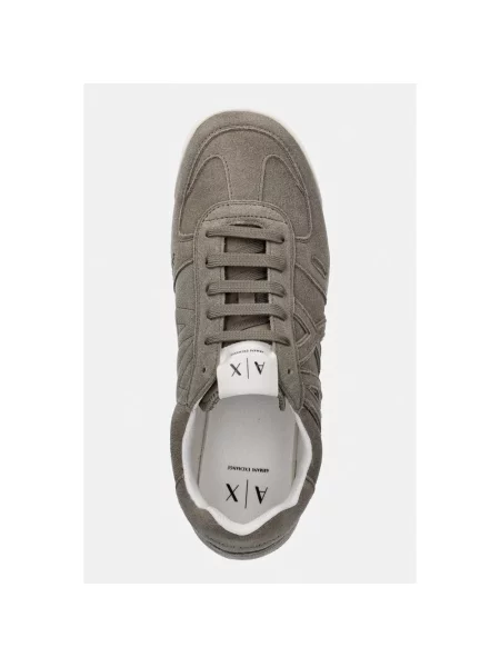 Sneakersy Armani Exchange zamszowe beżowe