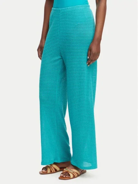 Ysabel Mora Pantaloni din Turcoaz