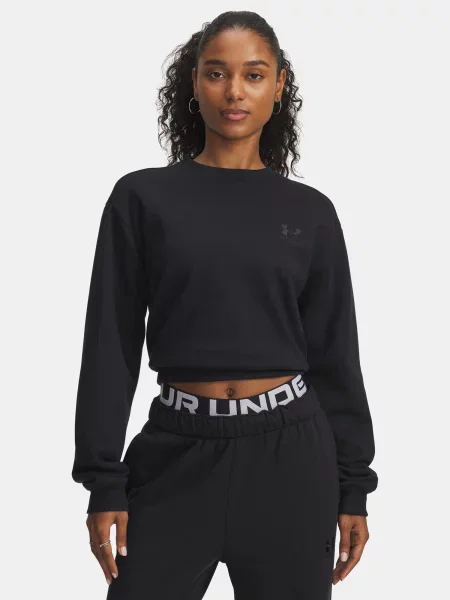 Hanorac crewneck Under Armour negru