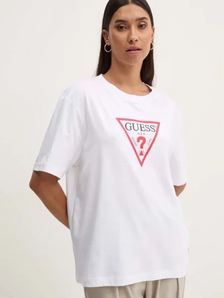 Guess Jeans t-shirt γυναικείο λευκό