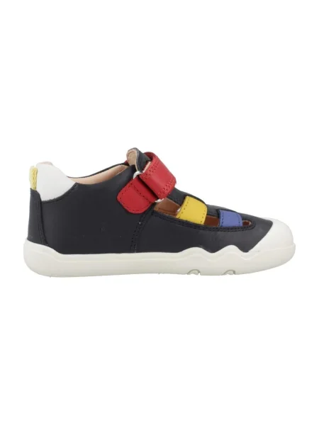 Detské barefoot topánky Geox Steppieup navy/white modrá
