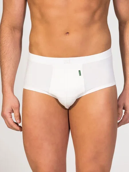Zd ZERO DEFECTS Slip Saturno Soy fiber natural alb