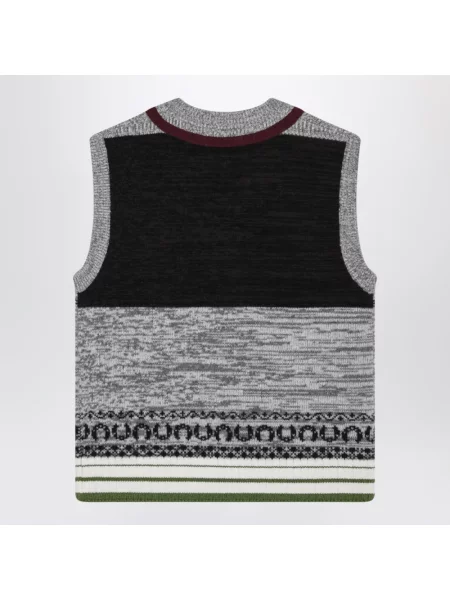 Sweter Dries Van Noten szary