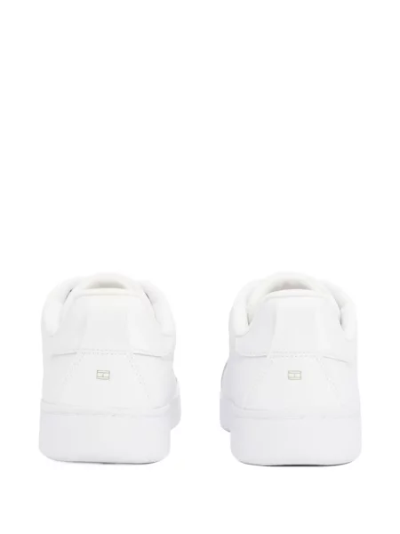 Fűzős csipkés sneaker Tommy Hilfiger fehér