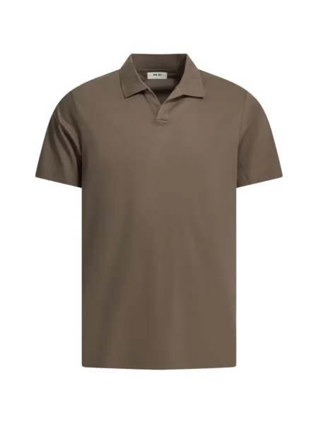 Scurt tricou polo Nn07 maro