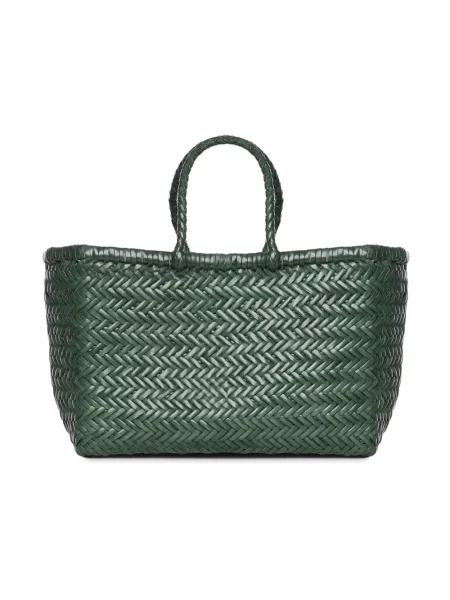 Mała torebka skórzana Dragon Diffusion skórzana zielona