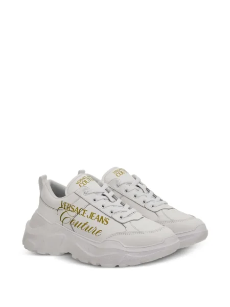Sneakerși Versace Jeans Couture cu platformă alb