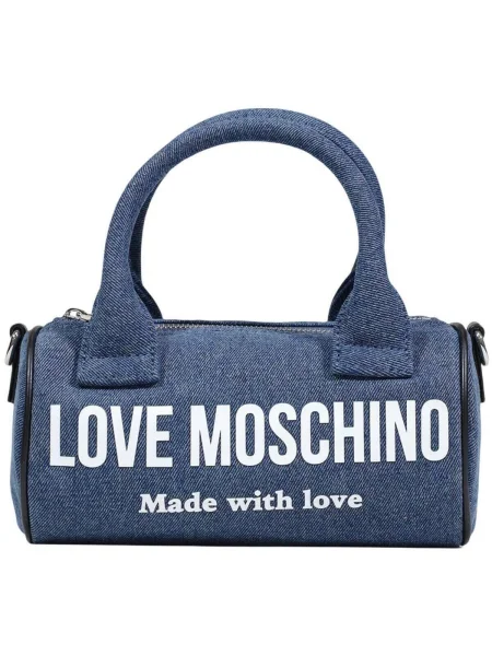 Geantă LOVE MOSCHINO albastru