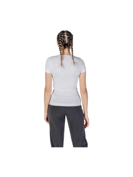 T-shirt GUESS Ss Cn Mini Triangle White M biała