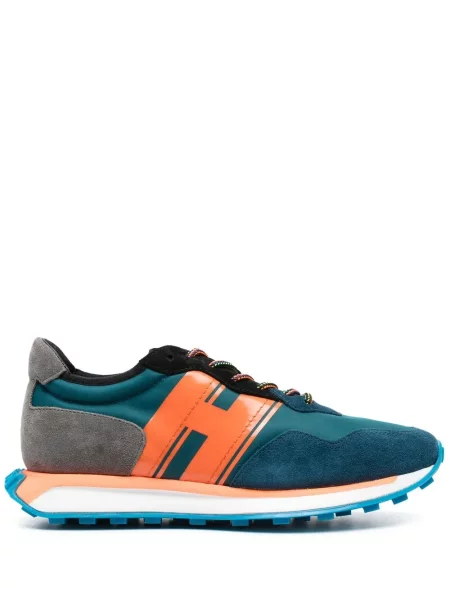 Sneakerși Hogan cu imagine albastru