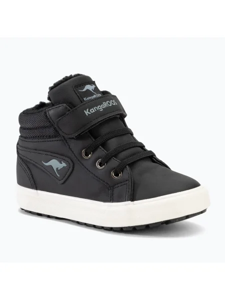 KangaROOS KaVu III детски обувки jet black / steel grey черно