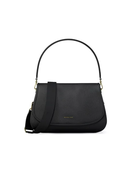 MICHAEL Michael Kors crossbody kabelka dámska kožená Holmes čierna