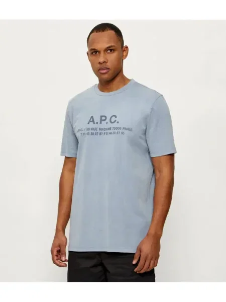 A.P.C. Tricou albastru