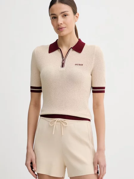 Guess polo GABRY beżowa