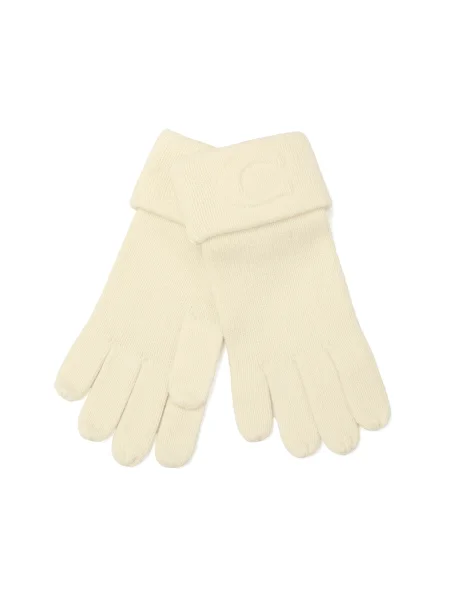 COACH Rokavice volneno bela