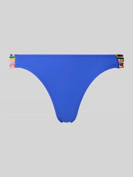 Spodnie bikini o kroju slim fit z ozdobnym obszyciem Model ONYTA' Banana Moon niebieski