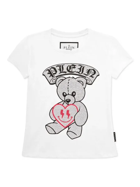 Koszulka dziecięca Philipp Plein biała