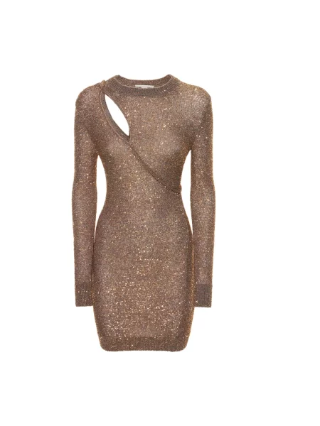 Sukienka Stella Mccartney brązowa