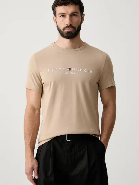 Tommy Hilfiger T-shirt beżowa