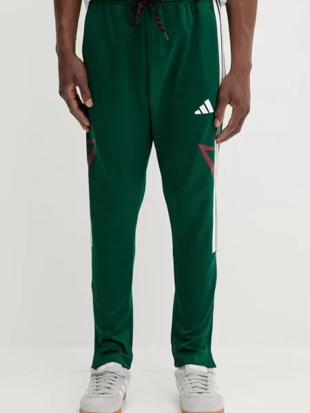 Спортен панталон adidas Tiro мъжки с принт зелено