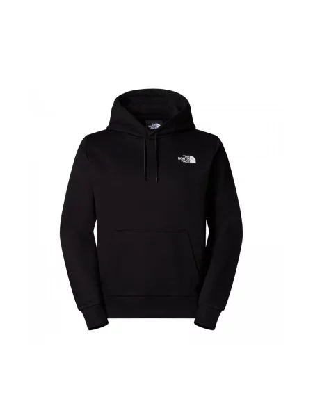 The North Face bluza Simple Dome Hoodie z kapturem z nadrukiem czarny