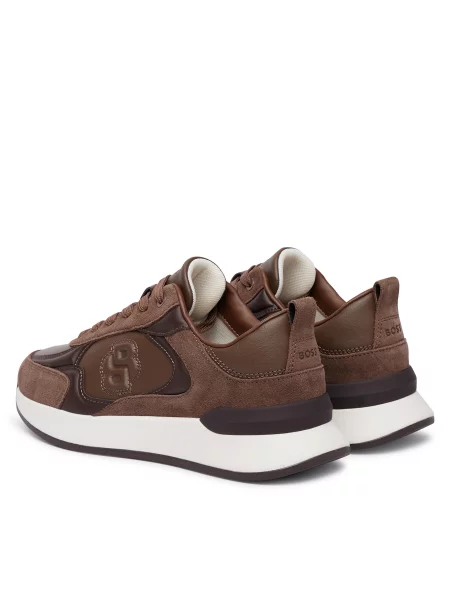 Sneakersy BOSS B Icon Runn hnědá