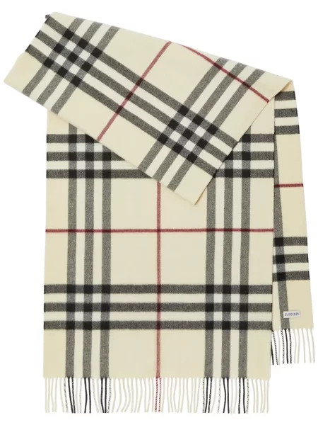 Fular Burberry din cașmir în carouri