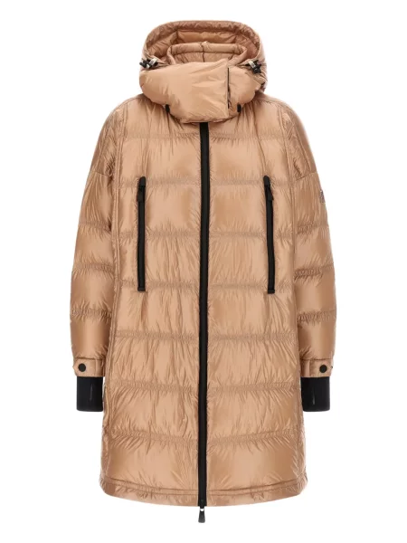 Palton Moncler Grenoble cu glugă roz