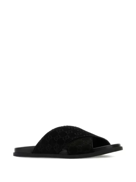 Sandale Gucci cu imagine negru