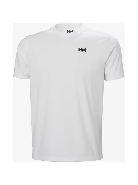 Koszulka z krótkim rękawem Helly Hansen Staple biało czarna S biała