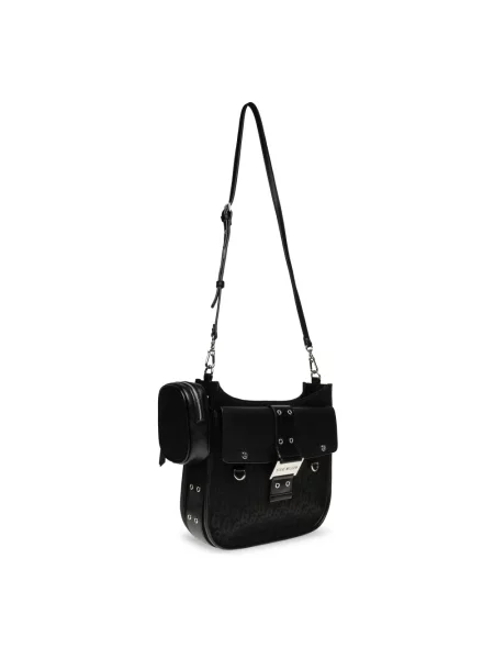 Torebka Steve Madden skórzana czarna