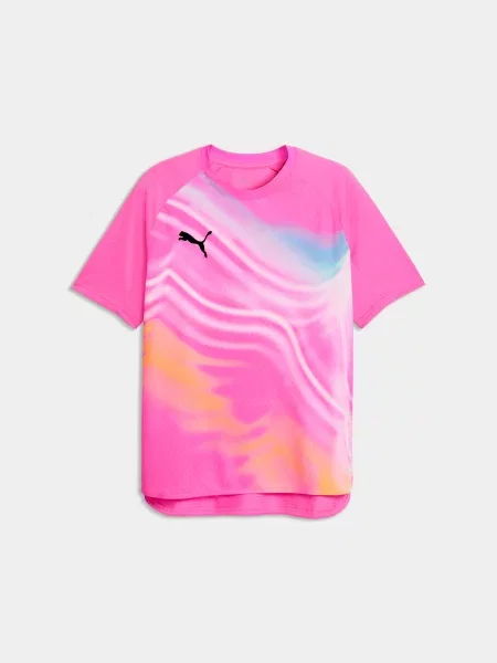 Спортивна футболка PUMA Individual Lightspeed Jersey комбінований верх рожевий