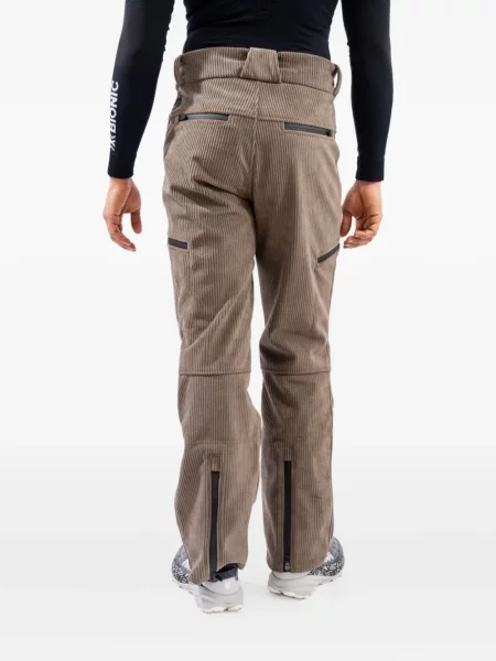 Pantaloni Roberta Tonini de catifea cord maro