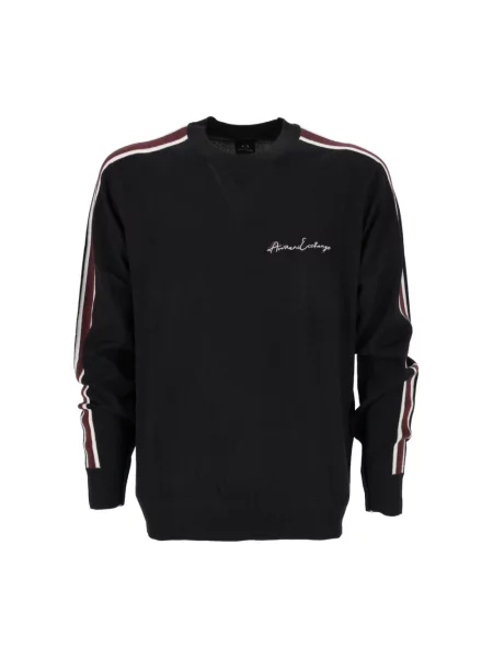 Sweter Armani Exchange wełniany niebieski