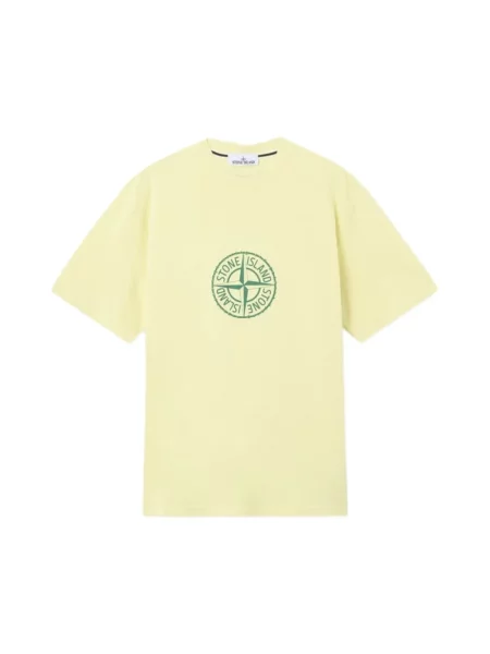 Koszulka polo Stone Island z kamieniami żółta
