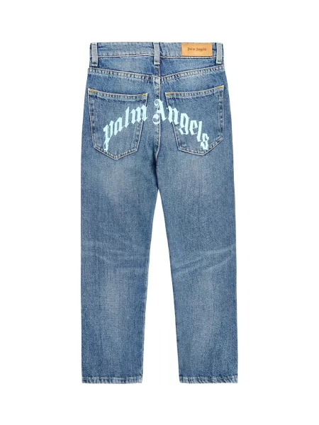 Τζιν με ίσιο πόδι Palm Angels μπλε