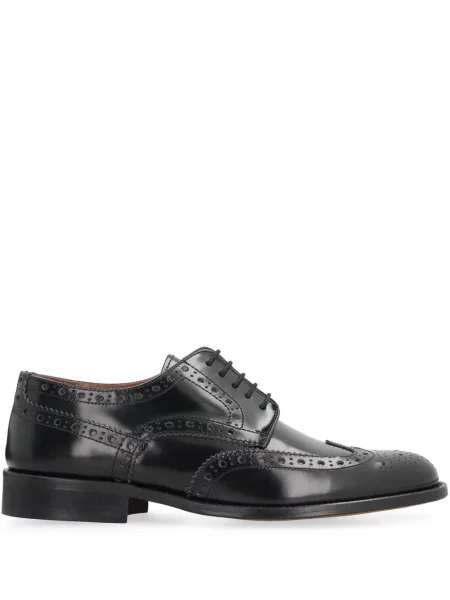 Brogues Bruno Magli cu șireturi din dantelă negru